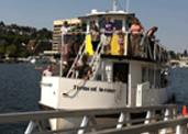 Meeting on Capt Larry's boat the Fremont Avenue